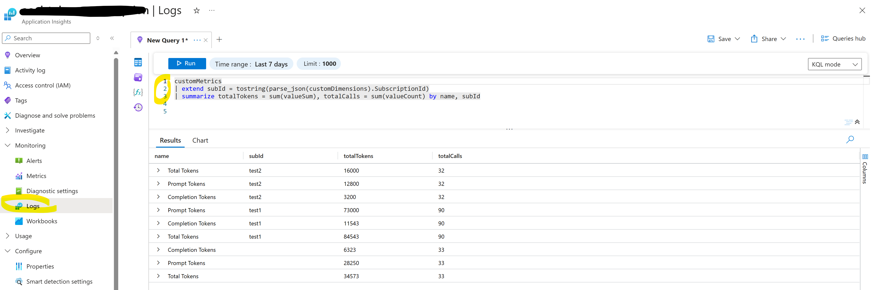 Configure APIM to log all requests